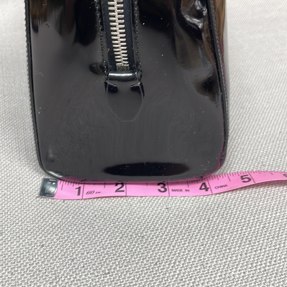 Prada Black Patent Leather Top-Handle Bag - Picture 10 of 11